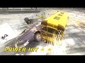 FlatOut 2 - Gameplay | Single Derby, Skyscraper | car: School Bus