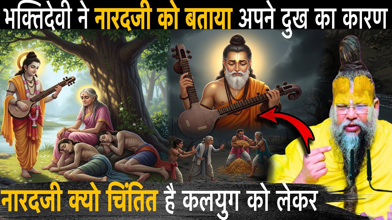 भक्तिदेवी ने नारदजी को बताया अपने दुख का कारण || नारदजी क्यो चिंतित है कलयुग को लेकर