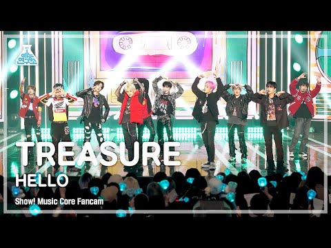 [예능연구소] TREASURE – HELLO(#트레저 - 헬로) FanCam | Show! MusicCore | MBC221022방송