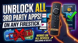 ✅  Unblock ALL 3rd Party Streaming Apps on Any Firestick Including the 4K Select ✅ screenshot 1