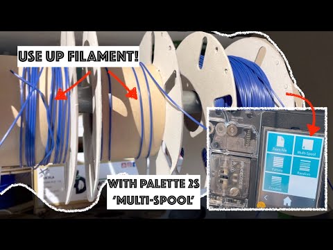 PALETTE 2S 'Multi Spool' - Use up Filament Ends!!