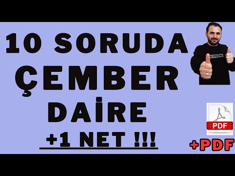 2023 Ayt çember daire 10 SORUDA FULLE !!! | AYT ÇEMBER DAİRE