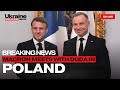 ⚡️IMPORTANT: Macron arrives in Poland for talks with Andrzej Duda