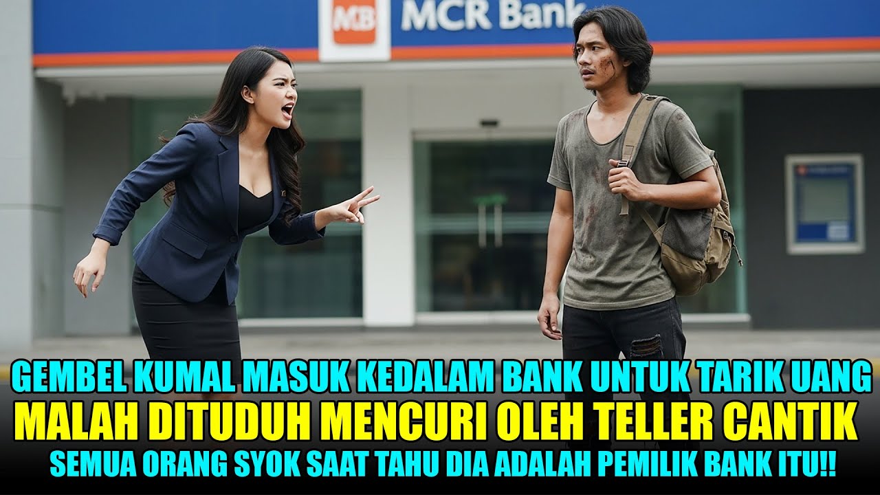Gembel Kumal Masuk Bank Untuk Tarik Uang, Semua Orang Meremehkan. Tapi Ternyata Dia Pemilik Bank Itu