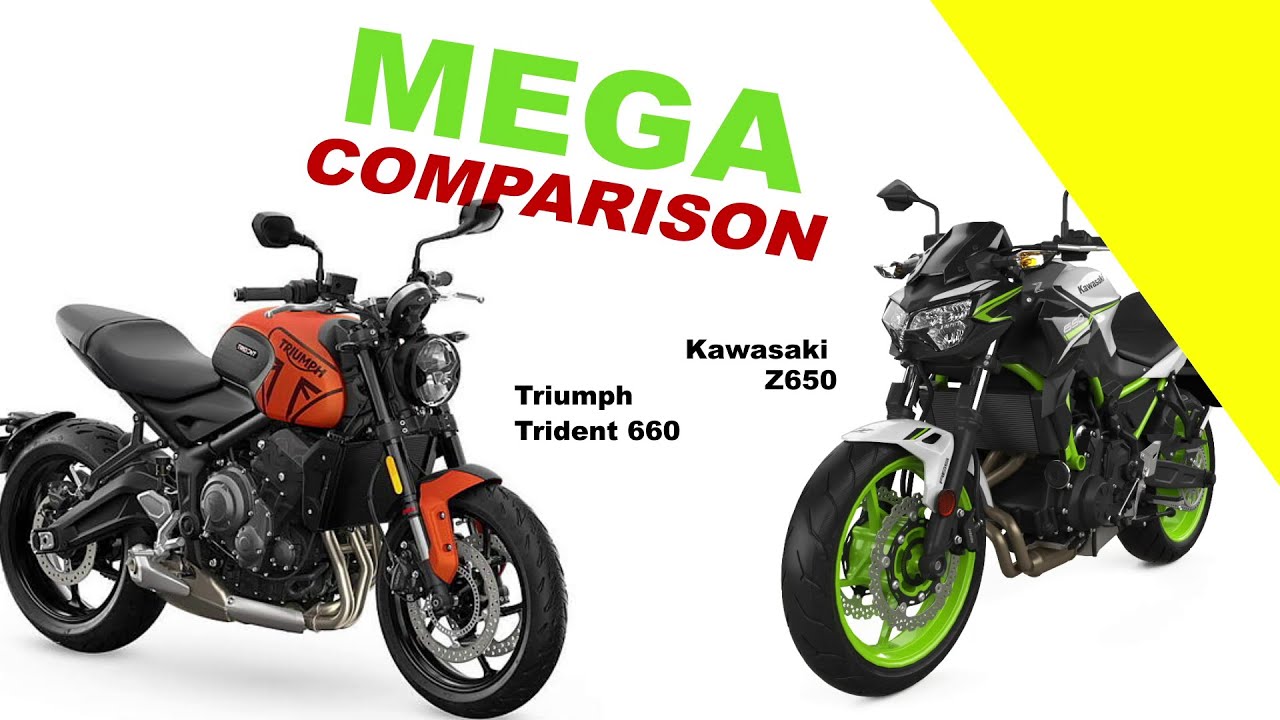 Triumph Trident 660 vs Kawasaki Z650 | #bikeinfo #bikespecs - YouTube