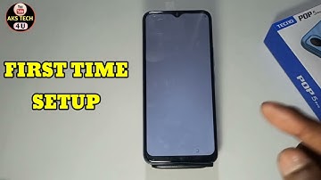 How To First Time Setup in Tecno Pop 5 Pro | Tecno Pop 5 Pro First Time Setup  | @akstech4u