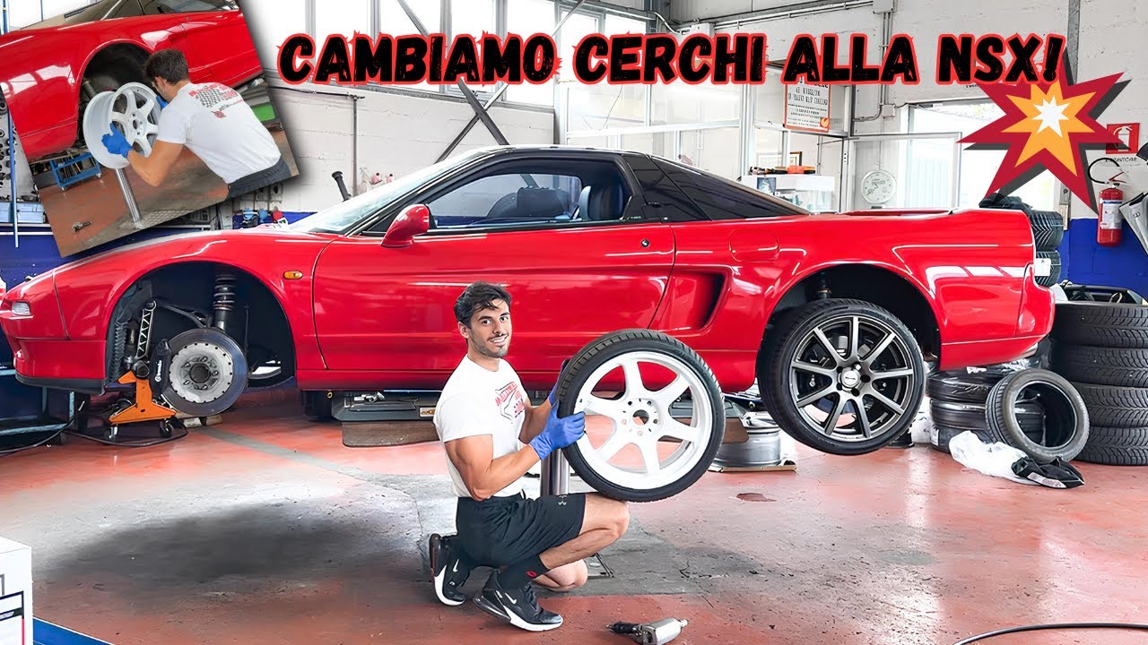 Cambio cerchi all'HONDA NSX, SL03 - più Japan di cosi! 😄 🇯🇵