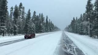 Icy Road Conditions-Oregon State USA