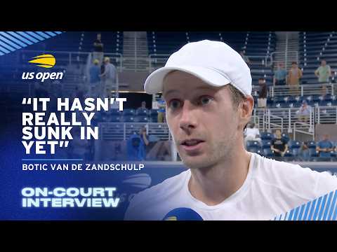 Botic van de Zandschulp On-Court Interview | 2026 US Open Round 4