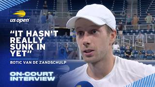 Botic van de Zandschulp On-Court Interview | 2026 US Open Round 4 Arthur Gea Vs Botic Van De Zandschulp Extended Highlights 2026 Us Open Round 4