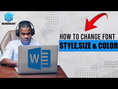 How to change font size, font color and font style in  URDU/HINDI| Ms Word |Ms Office