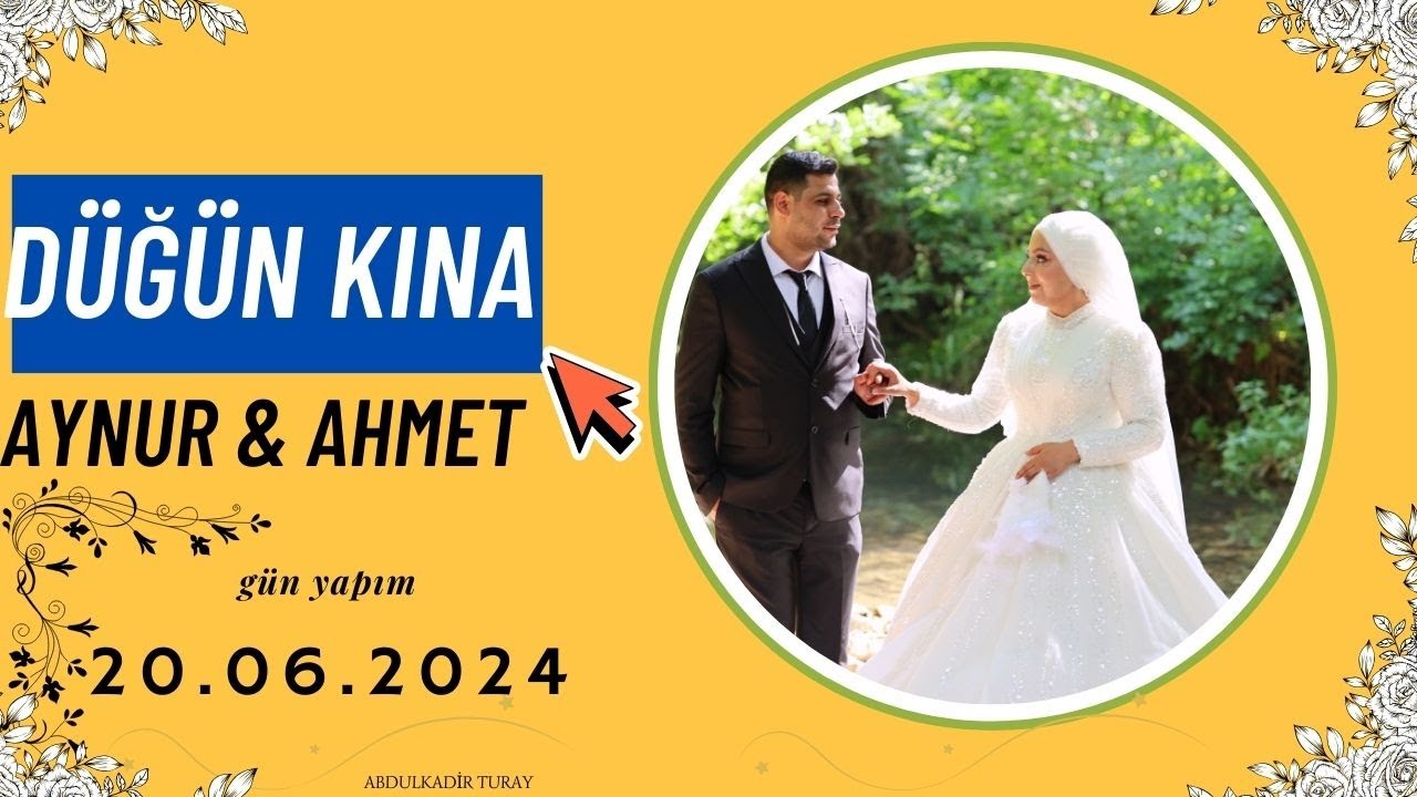 AYNUR & AHMET ÇİFTİMİZİN KINA VE DÜĞÜN MERASİMİ 20.06.2024