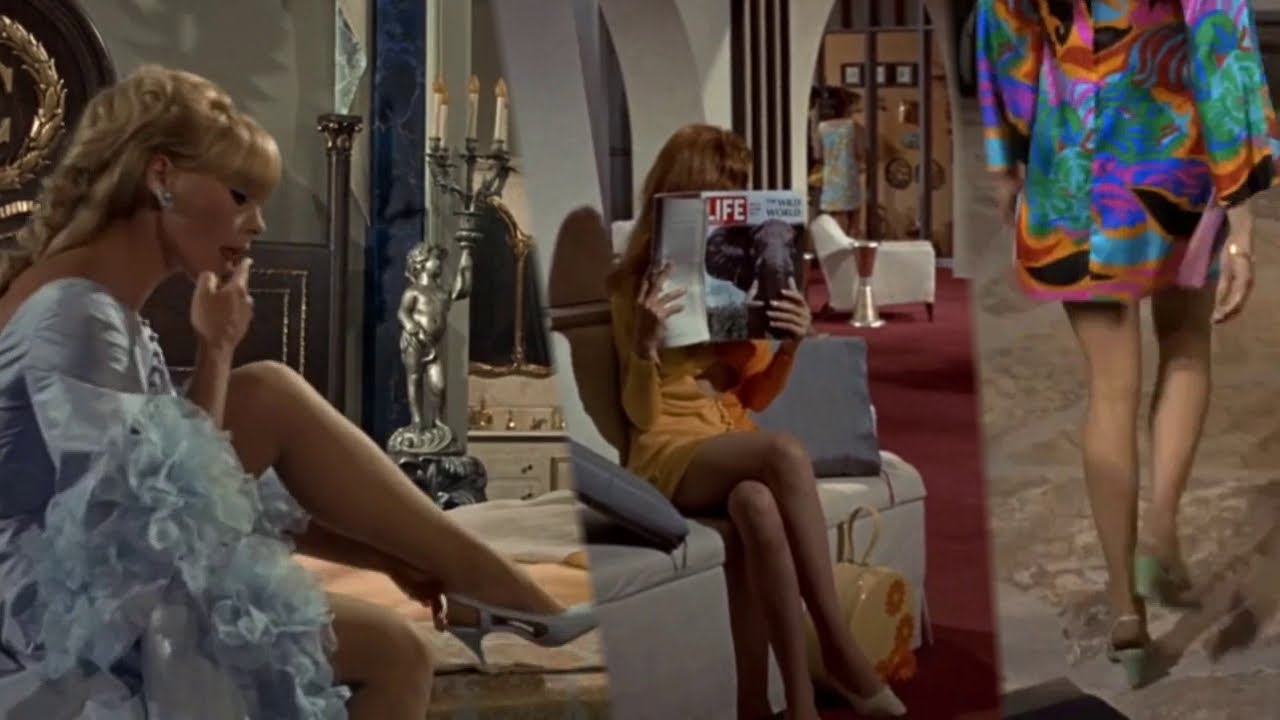 Great pantyhose scenes from the 1968 movie The Wrecking Crew