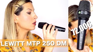 IL MIO MICROFONO ECONOMICO PREFERITO 2021 |  LEWITT MTP 250 DM REVIEW