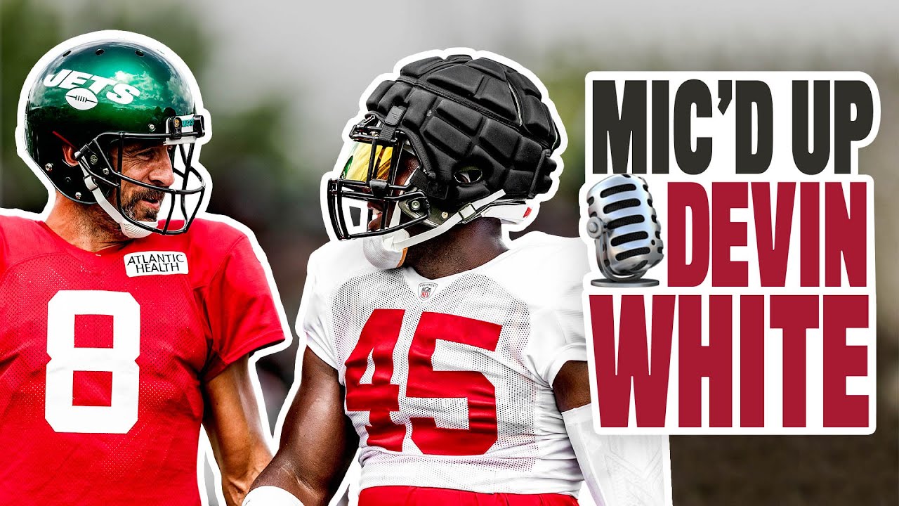 Devin White Mic'd Up at Bucs-Jets Joint Practice