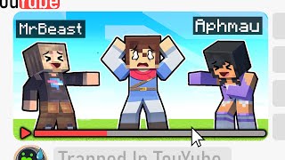 My Friends Trapped Me In YOUTUBE In Minecraft!