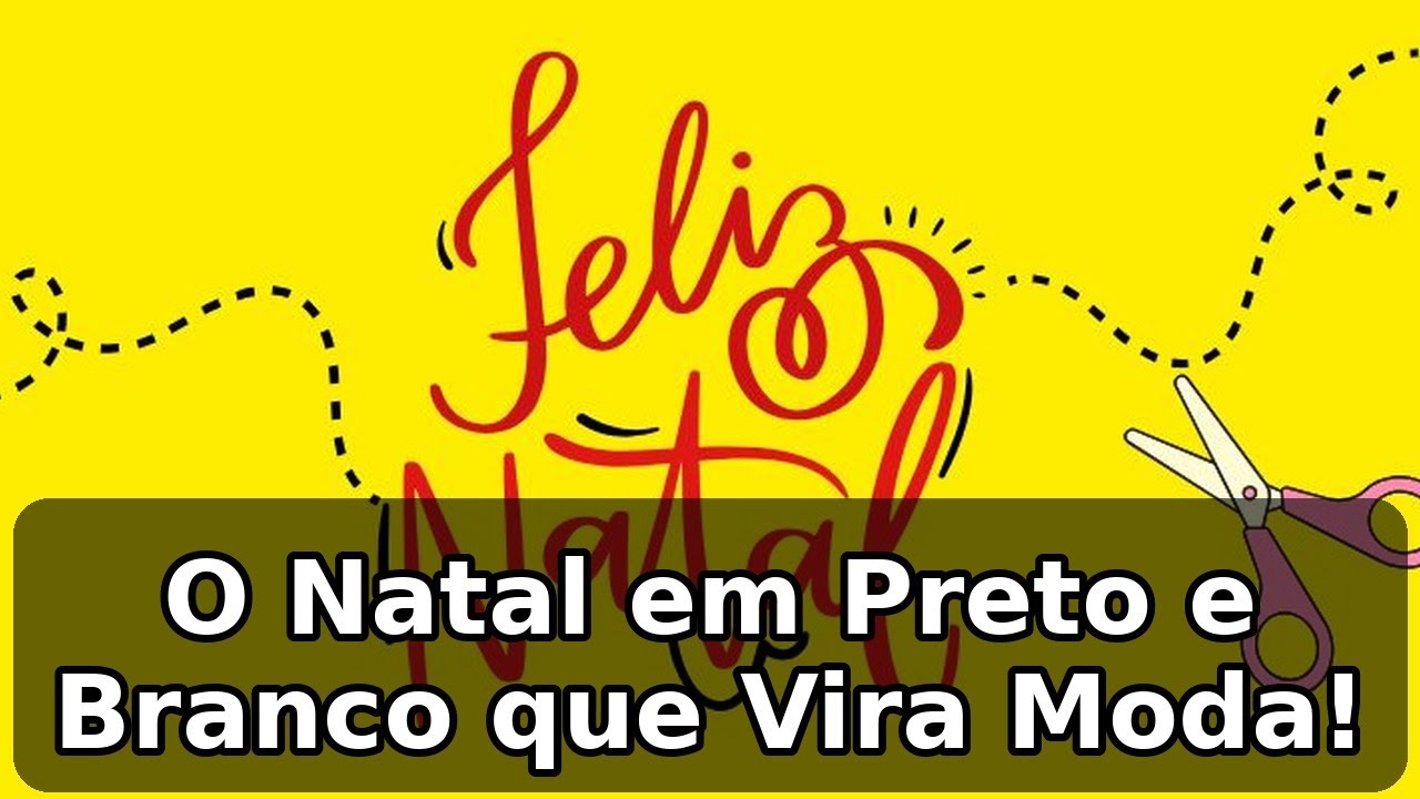 Natal em preto e branco: elegante e moderno