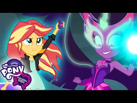 My Little Pony | Daydream Shimmer defeats Midnight Sparkle | Equestria Girls: Friendship Games