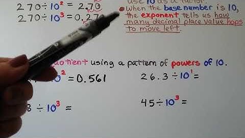 5th Grade Math 5.1, Division Patterns with Decimals