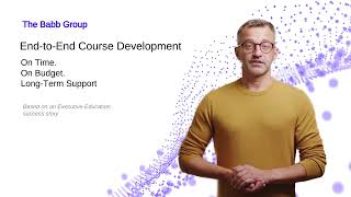 End-to-End Course Development - The  Babb Group
