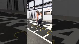 Linear Mini Hurdle Hop & Stick