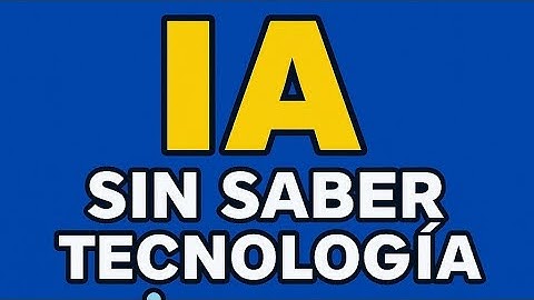 IA para Personas que NO Saben de Tecnología 🤖✨ Guía FÁCIL 2025 (Aprende en 5 Minutos)