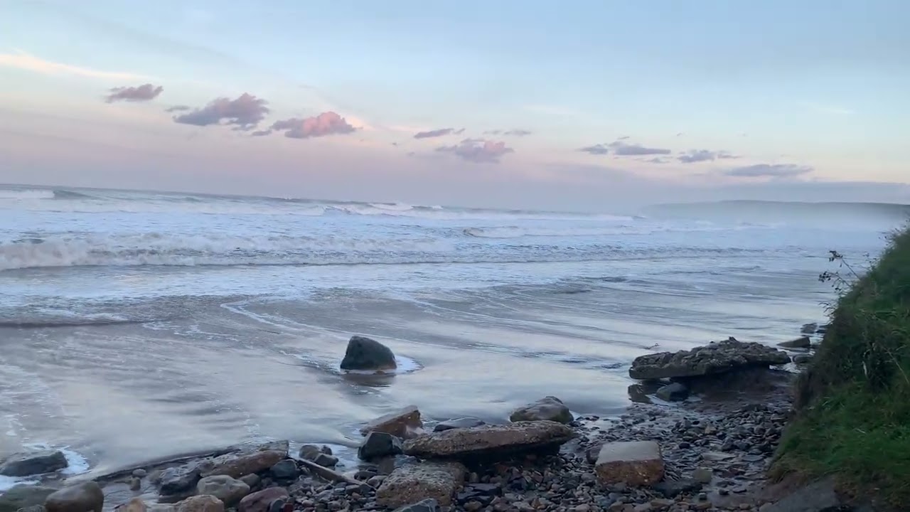 "Nature's Symphony: Filey Bay at High Tide | October 2023"