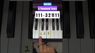 A Thousand Years different Scale piano Tutorial