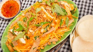CÁCH LÀM GỎI ĐU ĐỦ CHAY LẠ MIỆNG THANH MÁT CHO NGÀY HÈ | MÓN CHAY - CKK