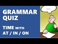 Time and Events Quiz