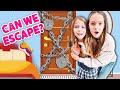 Secret Playroom ESCAPE ROOM Challenge !!!