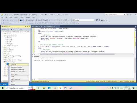 How To Know Who Create , Drop,Rename the Jobs in MS SQL Server | SQL Auditing on MSDB Jobs