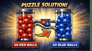 Red and Blue Balls Puzzle Solution Explanation #interview #puzzle