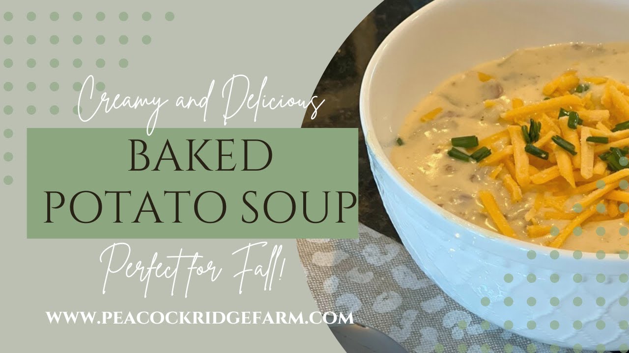 How to make Creamy and Delicious Baked Potato Soup Recipe YouTube