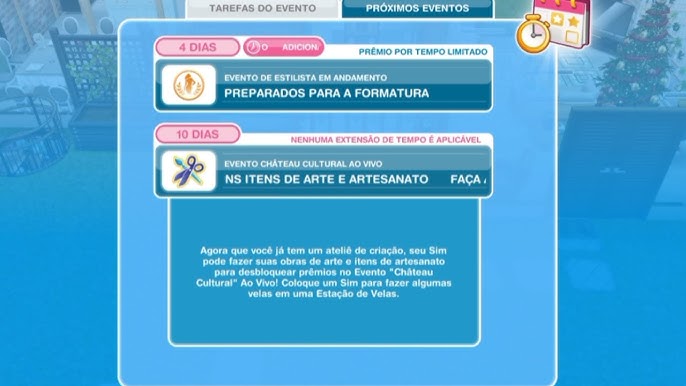 The Sims freeplay/ Evento Ao Vivo Château Cultural Parte1