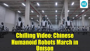 Chilling Video: Chinese Humanoid Robots March in Unison | UBTech Army of Robots