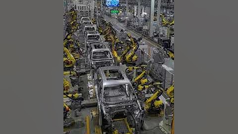 How robots are used in the automotive industry？ FANUC robot automotive spot welding workstation