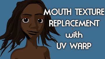 Blender Tutorial: Mouth texture replacement with the UV Warp modifier