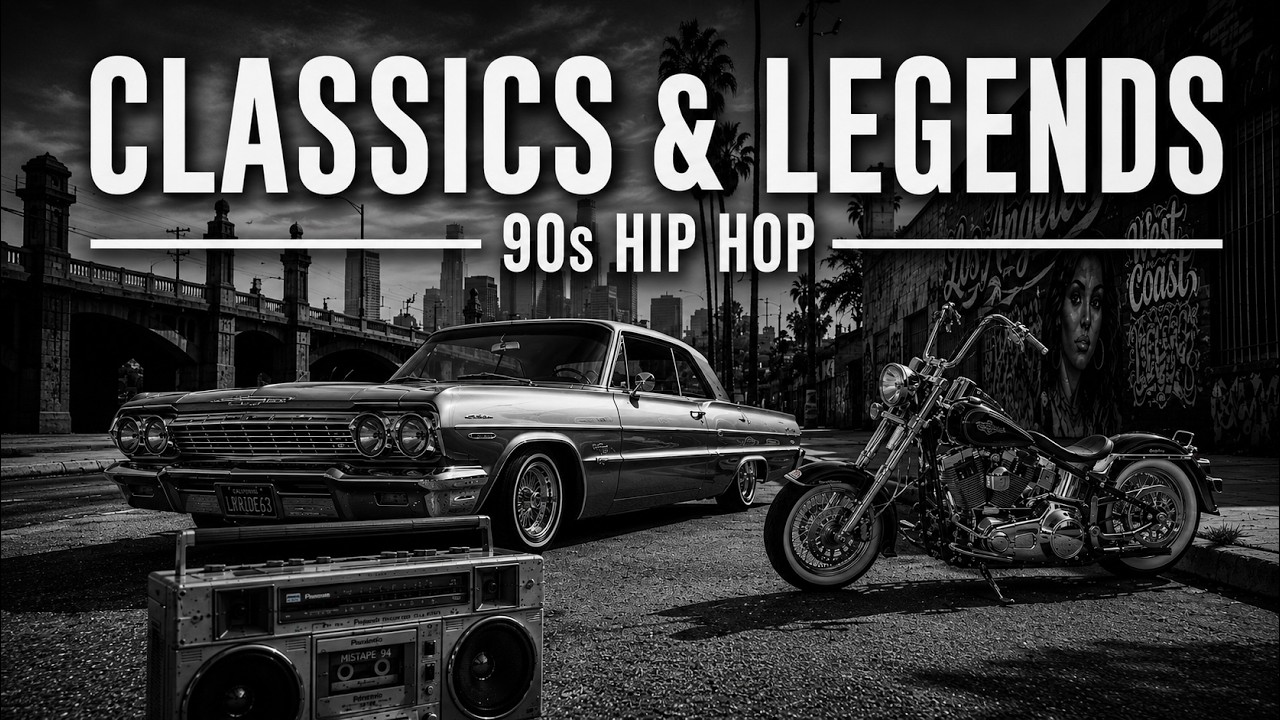 90s West Coast Hip Hop Lowrider Mix | Classic G-Funk & Street Vibe