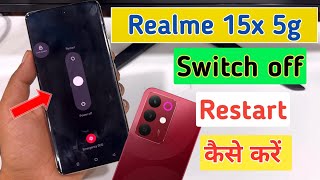 Realme 15x 5g switch off restart kaise Kare | Realme 15x phone switch off settings/power buttons
