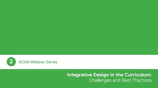 Integrative Design in the Curriculum: Challenges and Best Practices