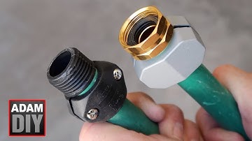 Repairing a Garden Hose  - one connector I WONT buy