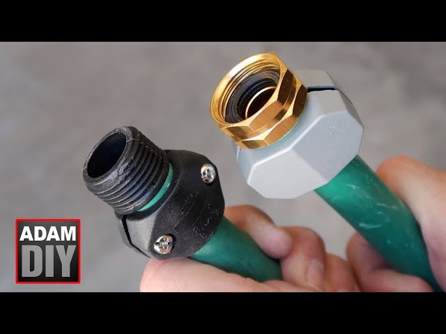 Repairing a Garden Hose - one connector I WONT buy 