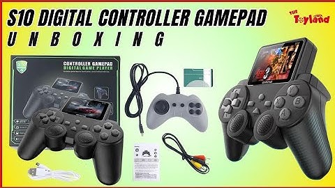 S10 Controller Game Stick Unboxing | S10 Game Box with Joystick | Nintendo Digital Game Player