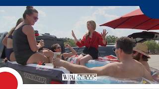 Fans brave the heat in style ahead of Game 5 of the Stanley Cup Final