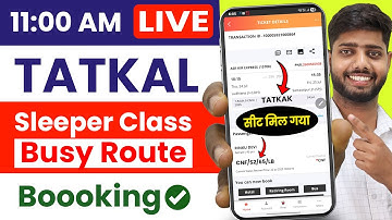 irctc tatkal ticket booking | how to book tatkal ticket in irctc | tatkal ticket booking in mobile