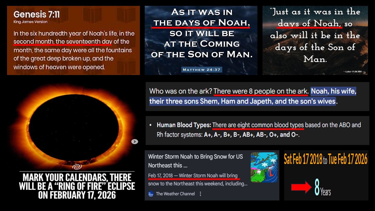AS IN THE DAYS OF NOAH - FEBRUARY 17, 2026
