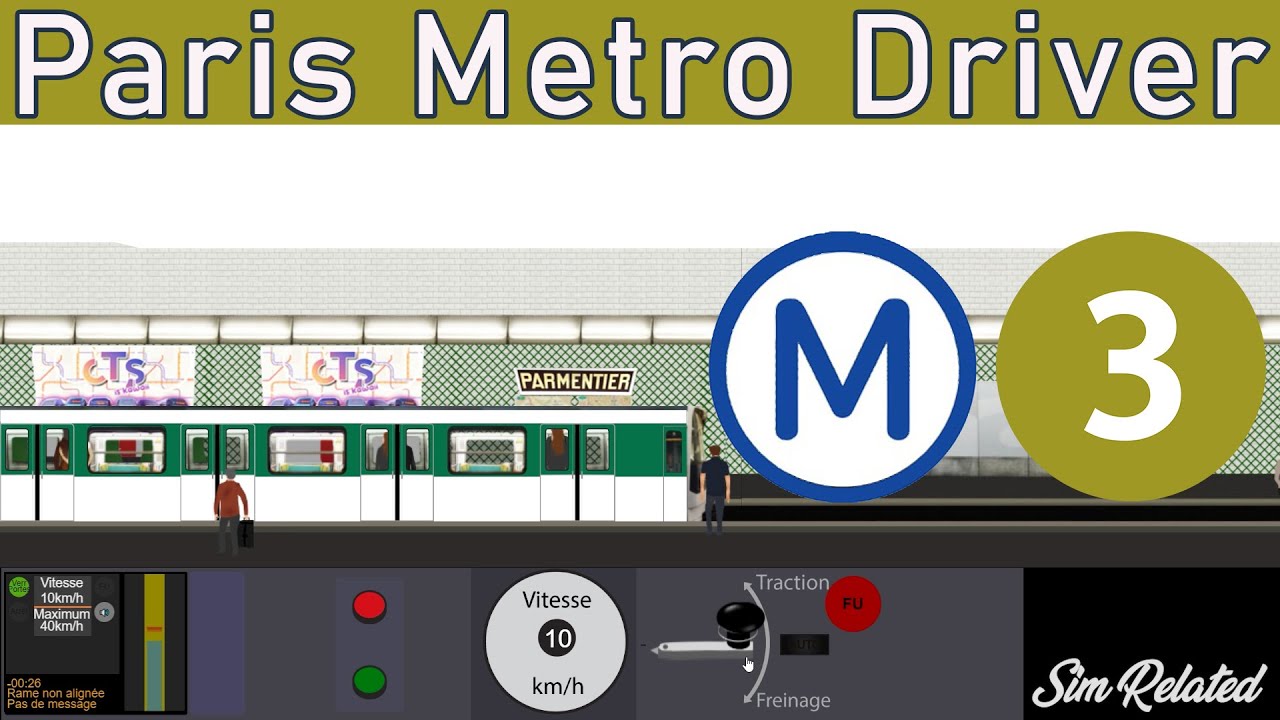 Paris Metro Driver Gameplay Ligne 3 Line 3 Linie 3 PMD V2 2 Paris Metro Driver Gameplay Ligne 3 Line 3 Linie 3 PMD V2 2