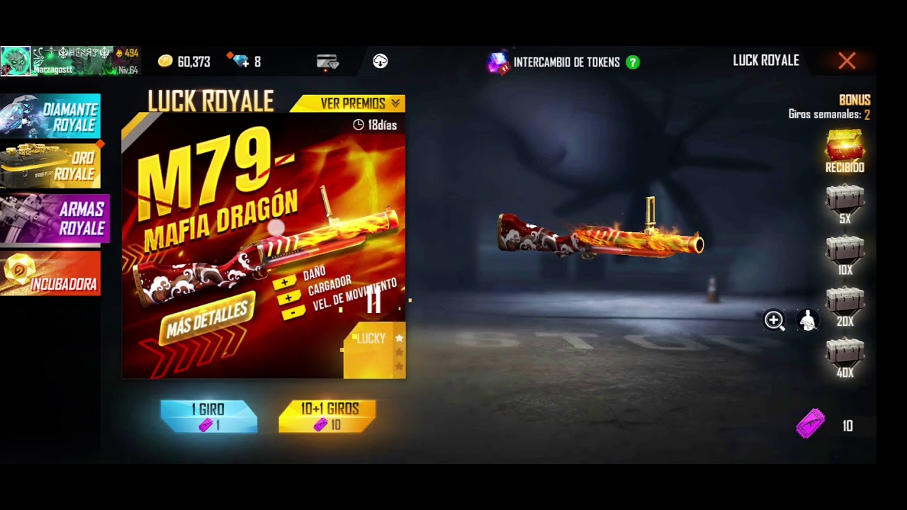 SACANDO LA NUEVA Y PODEROSA M79- MAFIA DRAGÓN