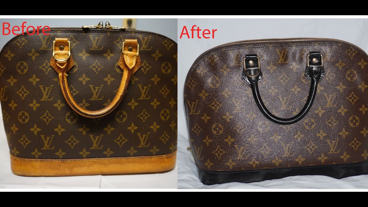 Handbag Facelift  How I dyed the vachetta on my Louis Vuitton